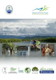 Scientific and Technical Symposium on Sustainable Mangrove ...