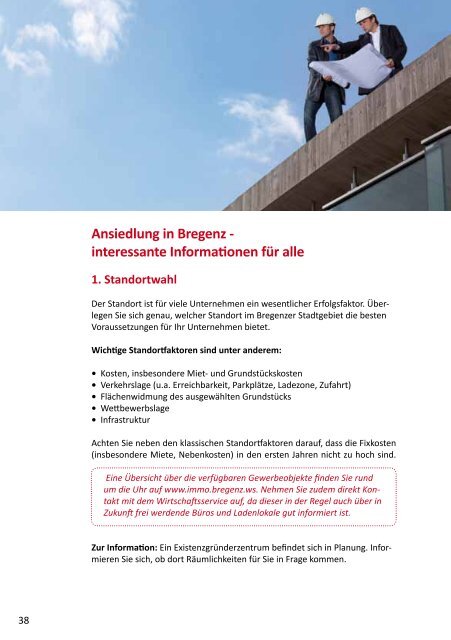 Business Guide Bregenz - Wirtschaftsservice Bregenz