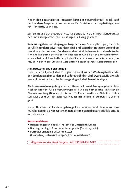 Business Guide Bregenz - Wirtschaftsservice Bregenz