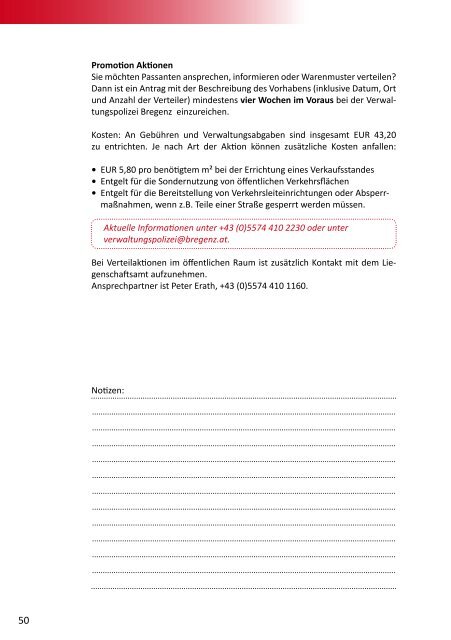 Business Guide Bregenz - Wirtschaftsservice Bregenz