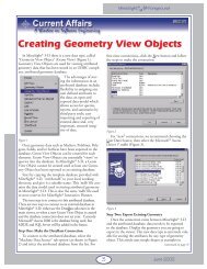 Creating Geometry View Objects