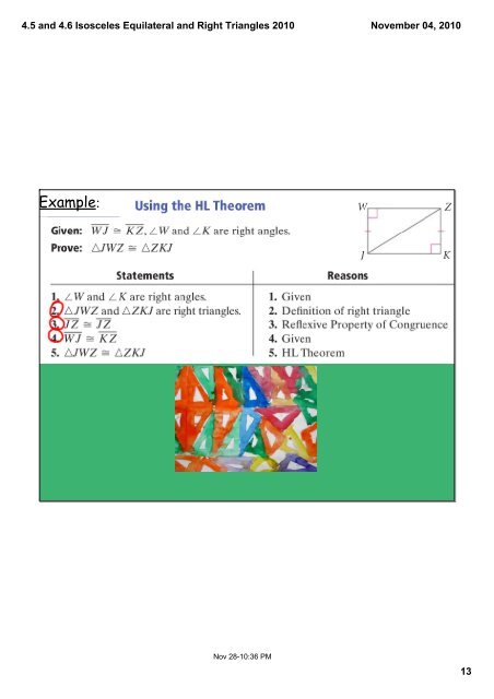 4.5 and 4.6 Isosceles Equilateral and Right Triangles 2010.pdf