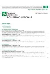 bollettino ufficiale - Agenda Digitale Lombarda - Regione Lombardia