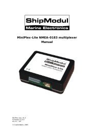 MiniPlex-Lite NMEA-0183 multiplexer Manual - Y-tronic