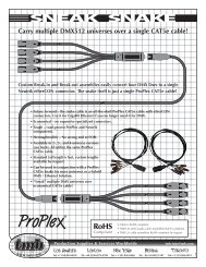 Carry multiple DMX512 universes over a single CAT5e cable!