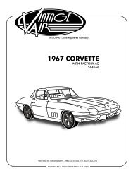1967 CORVETTE - Vintage Air