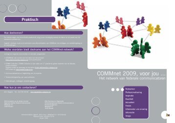 COMMnet 2009, voor jou ... - Fedweb - Belgium