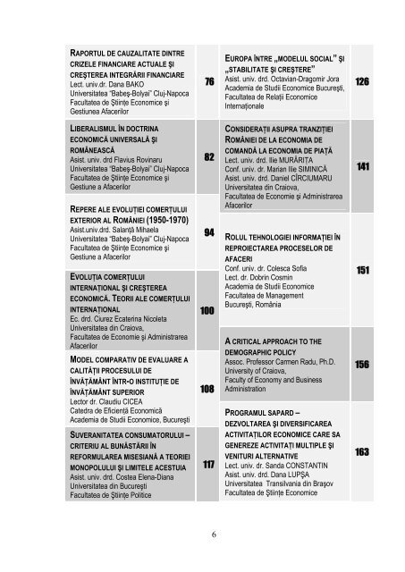 Revista Tinerilor EconomiÅti - Centru E-learning de Instruire al ...