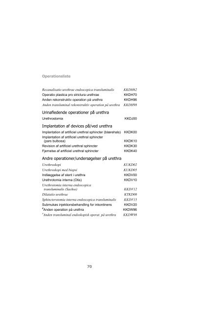 Kode- & registreringsvejledning - Sundhedsstyrelsen