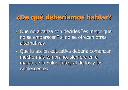 PREVENCION DEL EMBARAZO EN LA ADOLESCENCIA