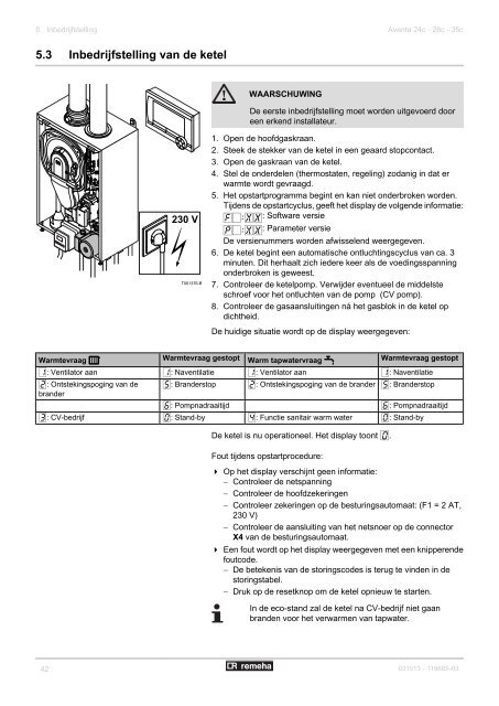 Installatie & Servicehandleiding - Remeha