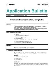No. 90/2 e Application Bulletin - Metrohm