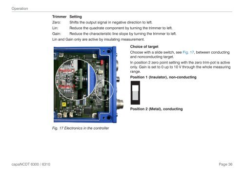 Manual capaNCDT 6300 / 6310 (PDF, 1.74 MB) - Micro-Epsilon