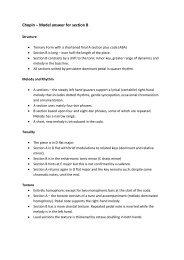 Chopin â Model answer for section B - Kingsdown School