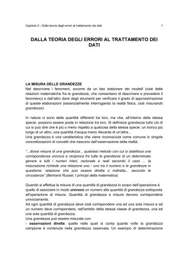 trattamento statistico dati.pdf - Circe