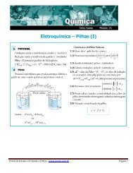 EletroquÃ­mica â Pilhas (I) - Portal de Estudos em QuÃ­mica