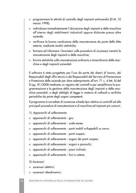 registro di controllo delle attrezzature di lavoro - Mega Italia Media ...