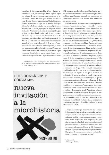 Gonzalo Rojas - Revista de la Universidad de MÃ©xico - UNAM