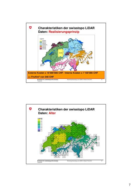 Die LiDAR Messkampagne und LiDAR Daten der ... - Planfor