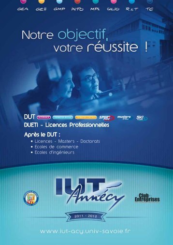 IUT Annecy 2012 - Université de Savoie