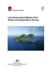 Lord Howe Island Marine Park Visitor and Expenditure Survey