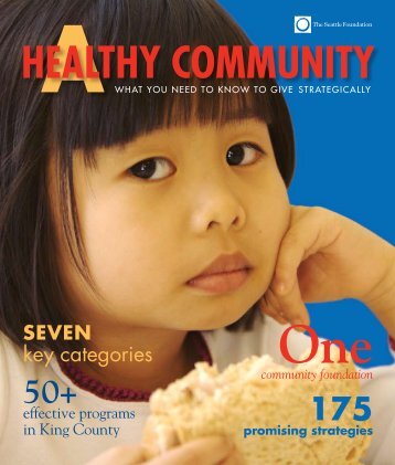HEALTHY COMMUNITY - The Seattle Foundation