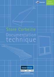 Store corbeille Franciaflex - Conseils sur les stores