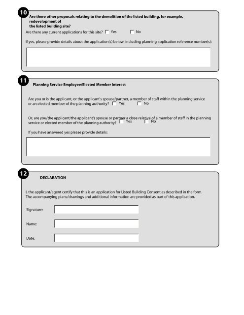 Listed Building Application form - East Ayrshire Council