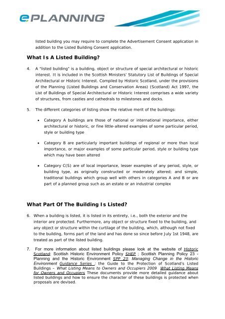 Listed Building Application form - East Ayrshire Council