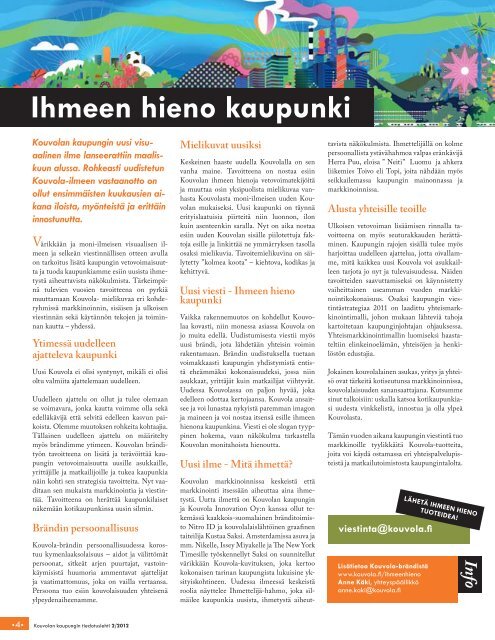 Nro 2/2012 - 5.5.2012 (pdf) - Kouvola