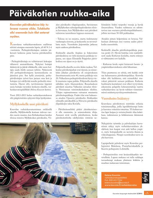 Nro 2/2012 - 5.5.2012 (pdf) - Kouvola