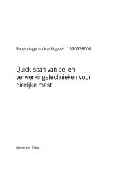 Quick scan van be- en verwerkingstechnieken voor ... - digestaat.nl