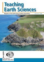 Teaching Earth Sciences - Earth Science Teachers' Association