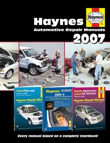 tt oo - Haynes Repair Manuals