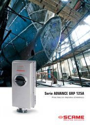 Serie ADVANCE GRP 125A - Scame Parre S.p.A.