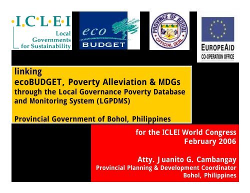 CAMBANGAY ecoBUDGET and poverty alleviation [.pdf]