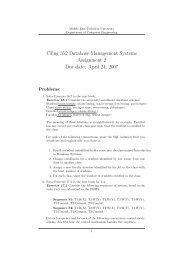 CEng 352 Database Management Systems Assignment 2 Due date ...