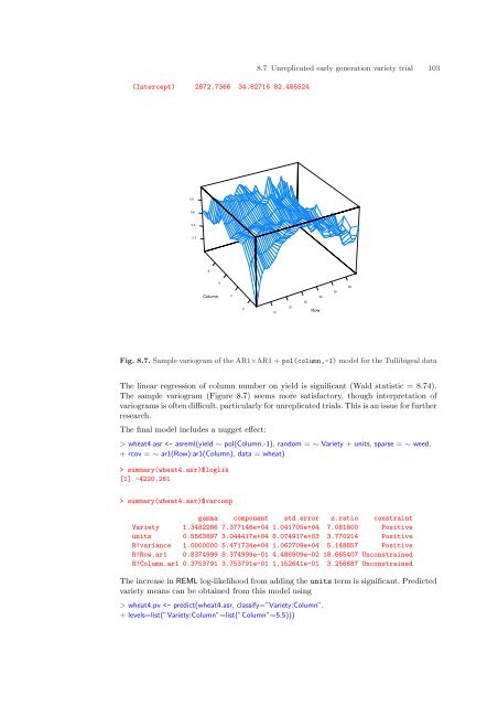 ASReml-S reference manual - VSN International