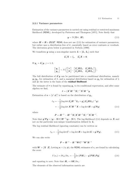 ASReml-S reference manual - VSN International