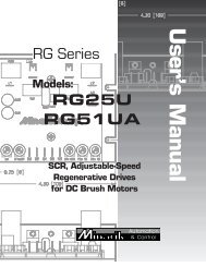 User's Manual - Minarik