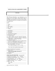 initial health assessment form