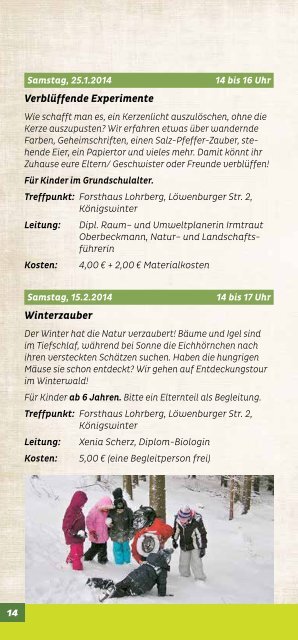 Programm 2014 - Naturpark Siebengebirge