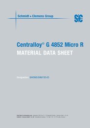 Centralloy® G 4852 Micro R - Schmidt+Clemens