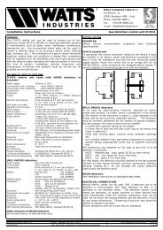 Installation instructions Gas detection control unit CIVIC4