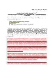 Documento de trabajo del grupo G-77[1] EconomÃ­a verde en el ...