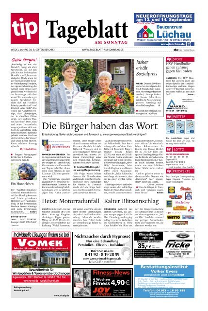 Die Bürger haben das Wort - Pinneberger Tageblatt