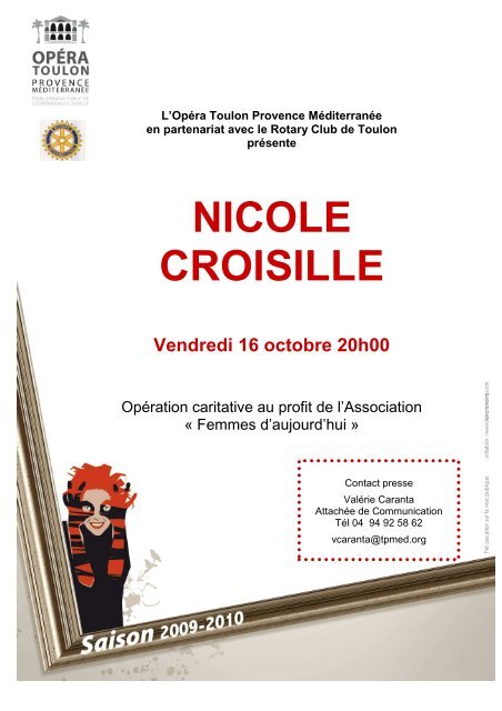 Nicole CROISILLE chante - Yaquoi.com