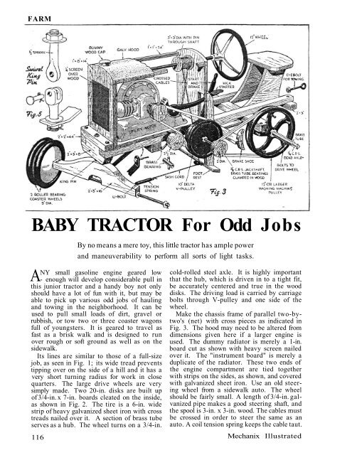 BABY TRACTOR For Odd Jobs - Vintage Projects