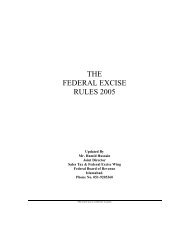 the federal excise rules 2005 - Federal Board of Revenue (FBR)