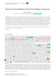 Toward a Generalization of the Gross-Zagier Conjecture